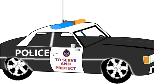 Download Free "police Car Clipart 2" Png Photo, Images (600x352), Png Download