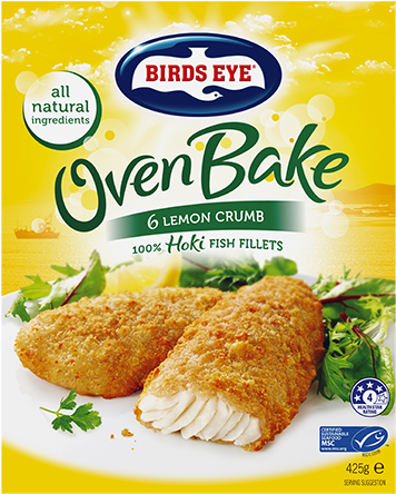 Oven Bake Fish Fillets - Birds Eye Oven Bake (560x460), Png Download