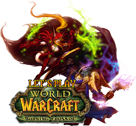 Letsplaylogocopy-1 - World Of Warcraft: The Poster Collection (500x448), Png Download