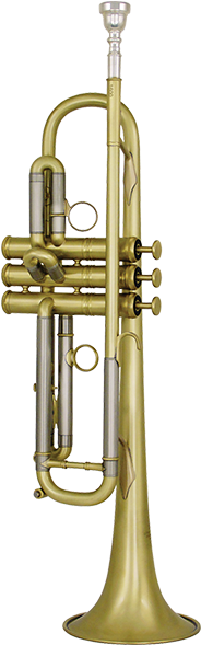 Model 1600 Bb Trumpet - Kanstul 1600 Series Bb Trumpet 1600-5 Brushed Lacquer (500x650), Png Download