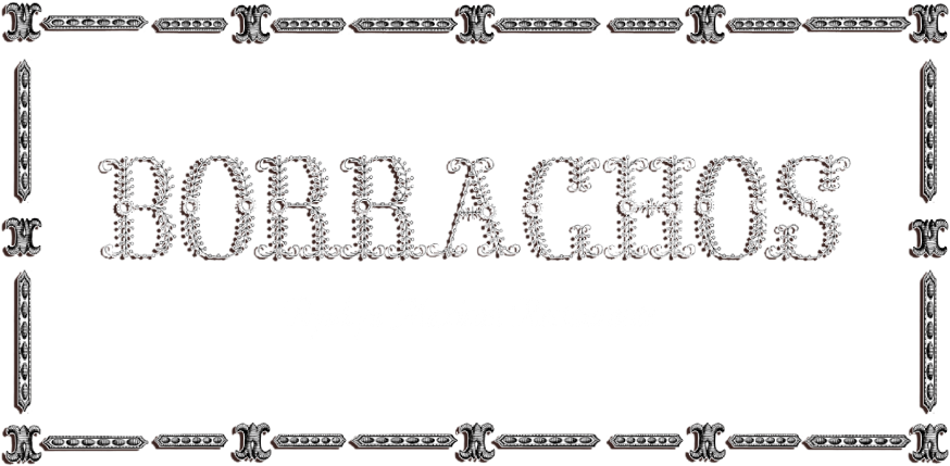 Borrachos Logo - Monochrome (900x636), Png Download
