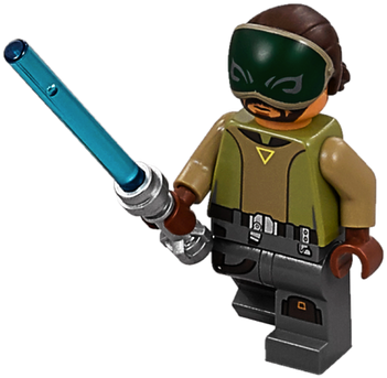 Kanan Star Wars Rebels - Lego Star Wars Kanan Jarrus (381x385), Png Download