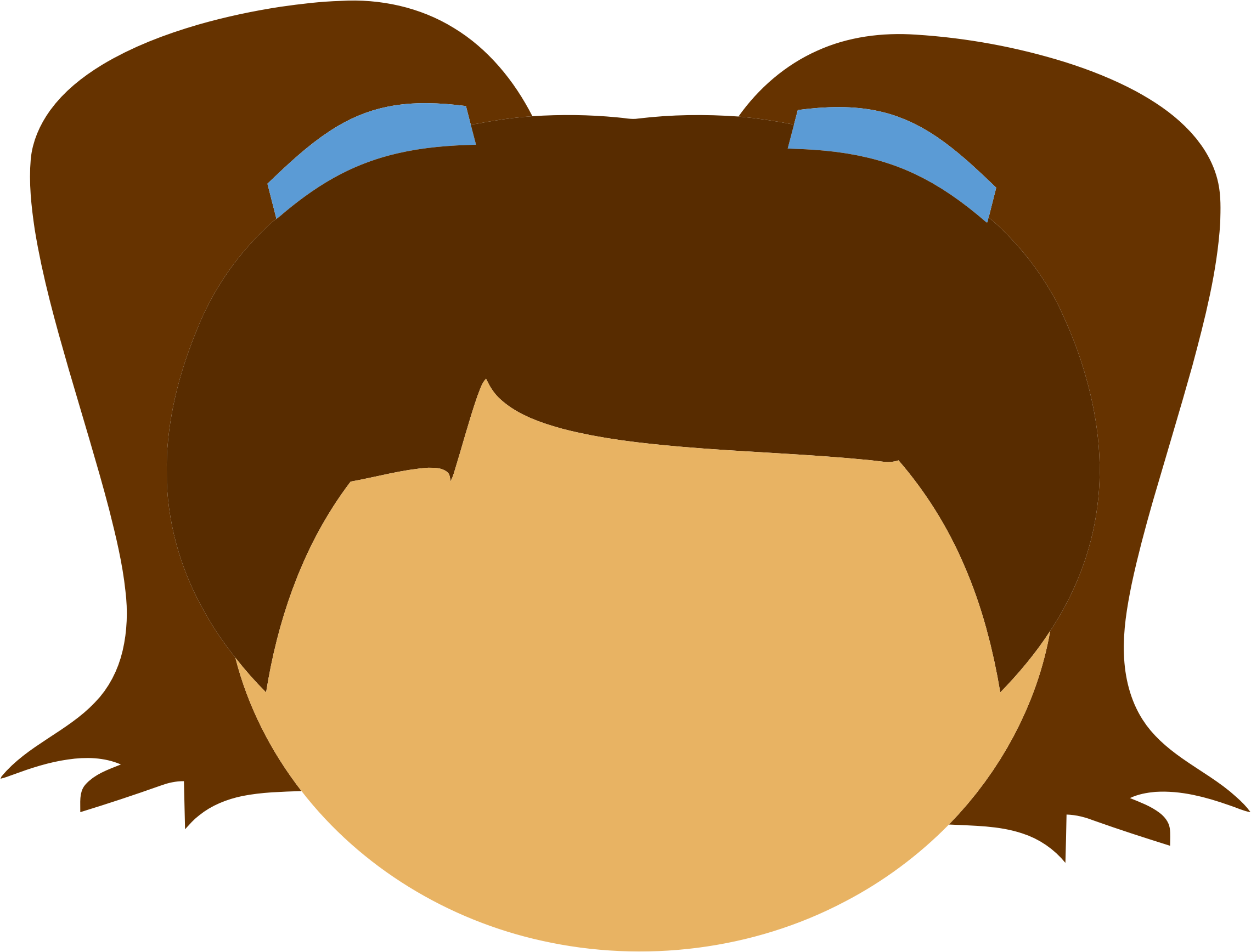 This Free Icons Png Design Of Girl's Head 2 (2280x1736), Png Download