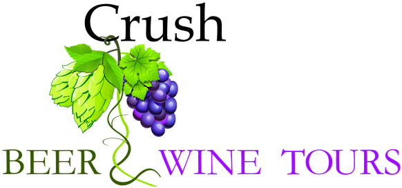 Crush Beer & Wine Tours Log - Crush Beer & Wine Tours (600x282), Png Download
