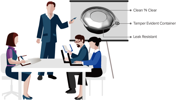 Ready To Use Our Products - Business Meeting Cartoon Png (600x412), Png Download