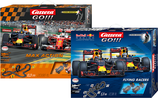 Red Bull For Slot Racing, A Worldwide Exclusive License - Carrera Go Max Action (670x420), Png Download