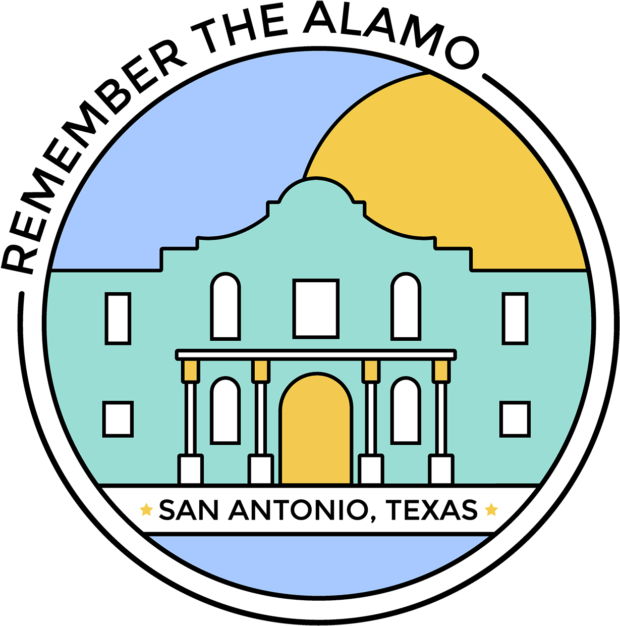 The Alamo Snapchat Filter - Remember The Alamo. By (1920x1440), Png Download