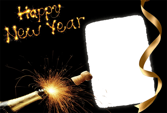 Efeitos Na Foto De Rã©veillon Moldura - Happy New Year Diwali Card (700x475), Png Download