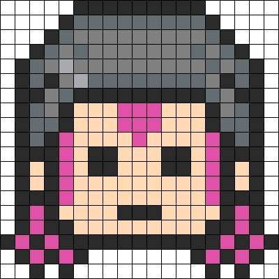 Super Dangan Ronpa 2 Kazuichi Souda Perler Bead Pattern - Perler Bead Patterns Danganronpa (400x400), Png Download