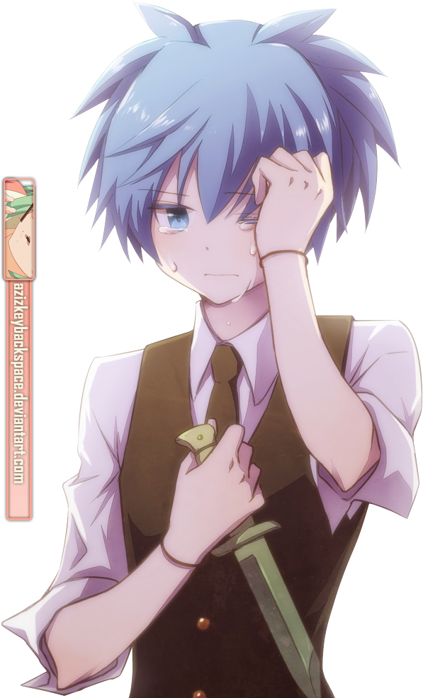 Shiota Nagisa - Nagisa Assassin Classroom Png (660x1000), Png Download