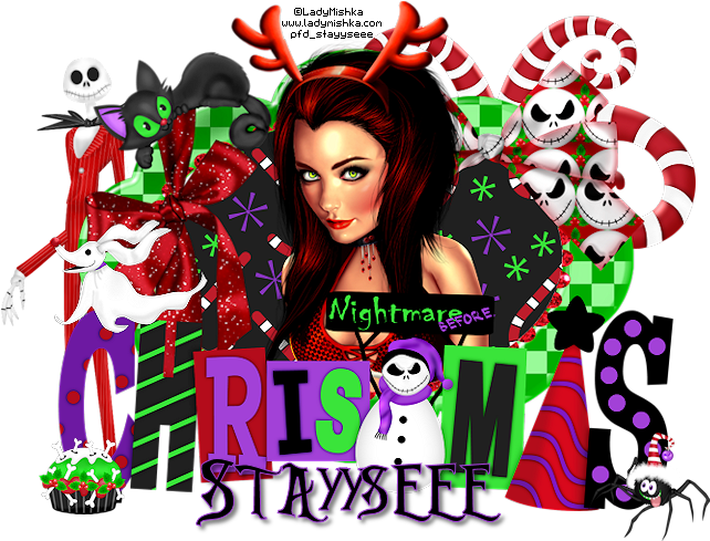 Nightmare Before Xmas - Illustration (700x524), Png Download