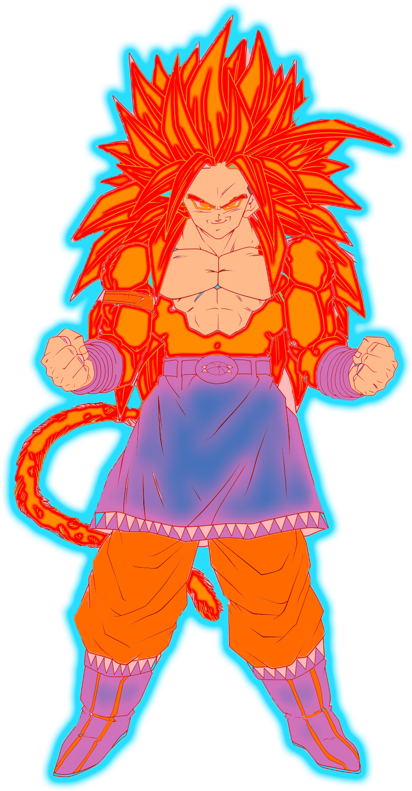 Super Saiyan God - Goku Super Saiyan God .png (1000x1650), Png Download