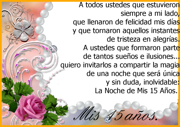 Invitation Cards, Invitations, Roses - Fondo Para Tarjetas De Quinceañera (624x443), Png Download