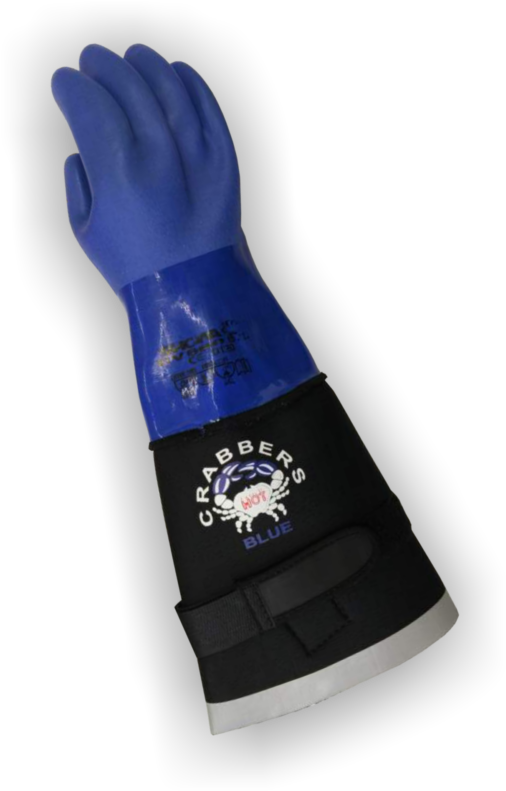 Hot Crabber Blue Divers Gloves - Glove (681x1000), Png Download
