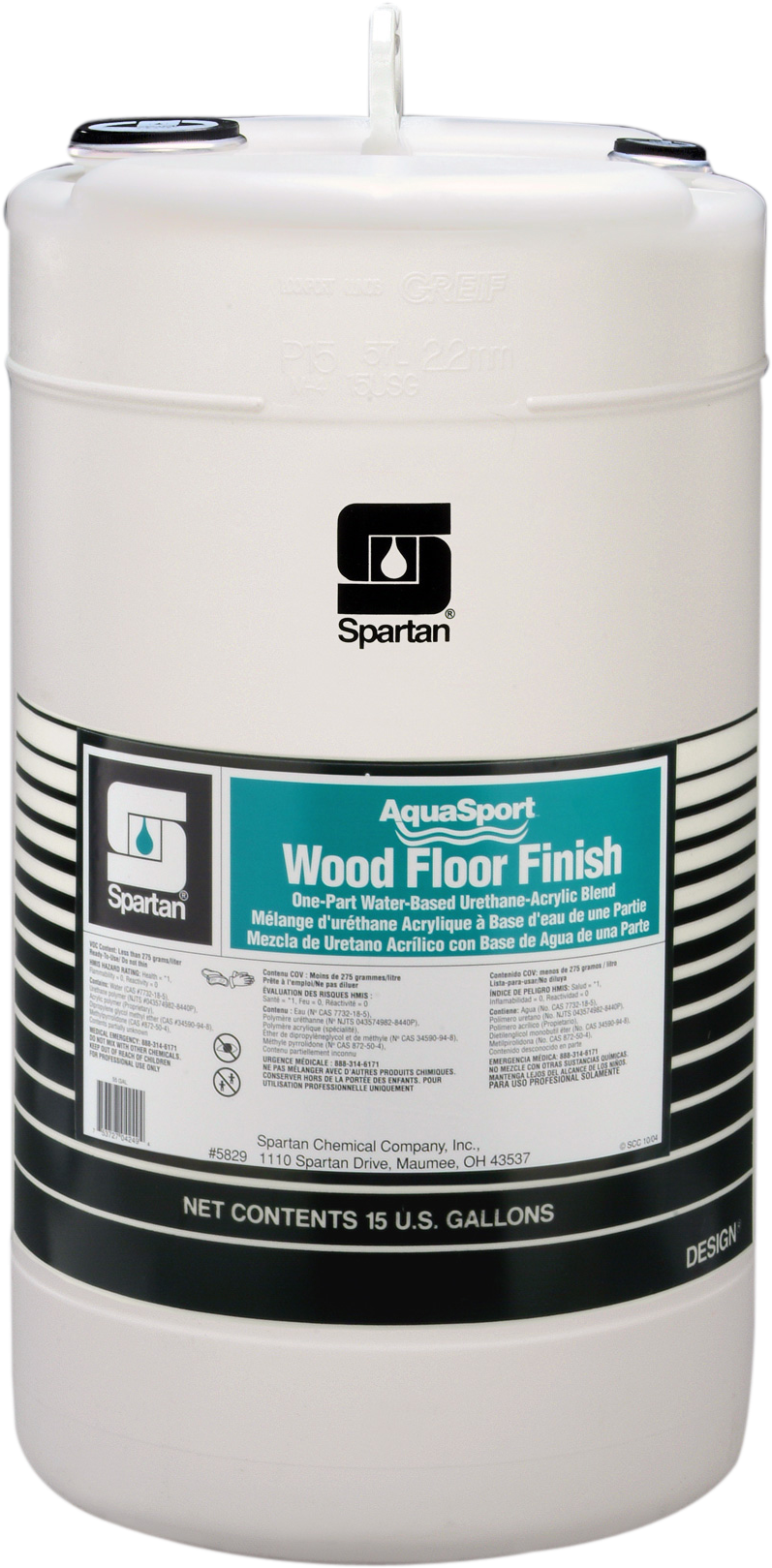 582915 Aquasport Wood Floor Finish - Spartan Consume Micro-muscle Industrial Strength Degreaser (1299x1819), Png Download