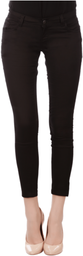 Women Lorise Skinny Jeans - Fiveunits Angelie Zip (340x510), Png Download