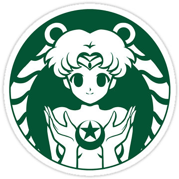 Free Starbucks Png Tumblr - Moonbucks Coffee Logo (375x360), Png Download