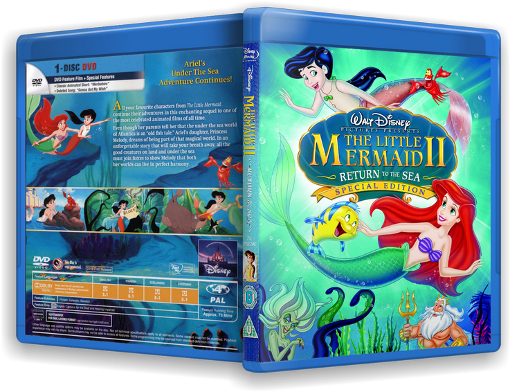 La Sirenita 2 Regreso Al Mar - Little Mermaid 2 Bluray (799x600), Png Download