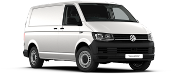Transporter Panel Van - Volkswagen Transporter 2015 Vit (480x271), Png Download