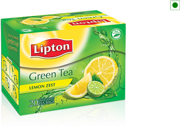Lipton Green Tea Bags Honey Lemon 25 Pcs (800x800), Png Download