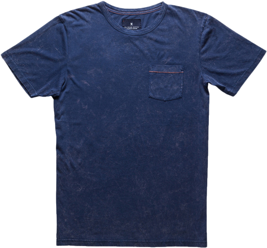 Well Worn Navy - Active Shirt (900x500), Png Download