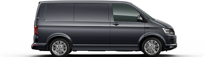 Transporter Panel Van - Volkswagen Transporter Side Png (712x200), Png Download