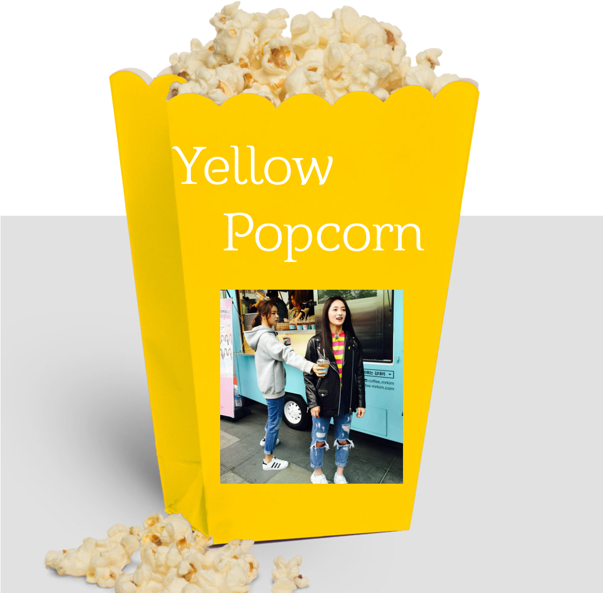 Description - Yellow Large Popcorn Boxes - 18cm (10pk) (pack (1196x1196), Png Download