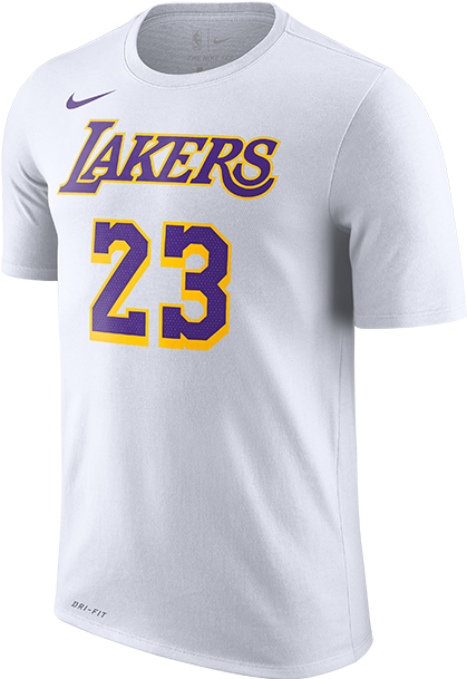 Los Angeles Lakers Lebron James Association Edition - Lebron James Lakers Name Shirt (500x667), Png Download