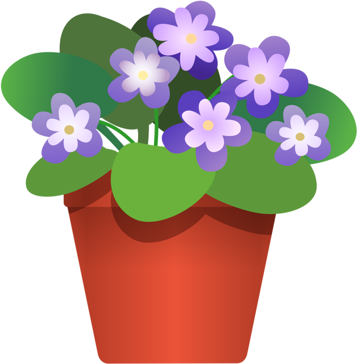 Flower Pot 3 Tree Pinterest Flower Clip Art And Scrapbook - Pot Plant Clip Art (751x800), Png Download