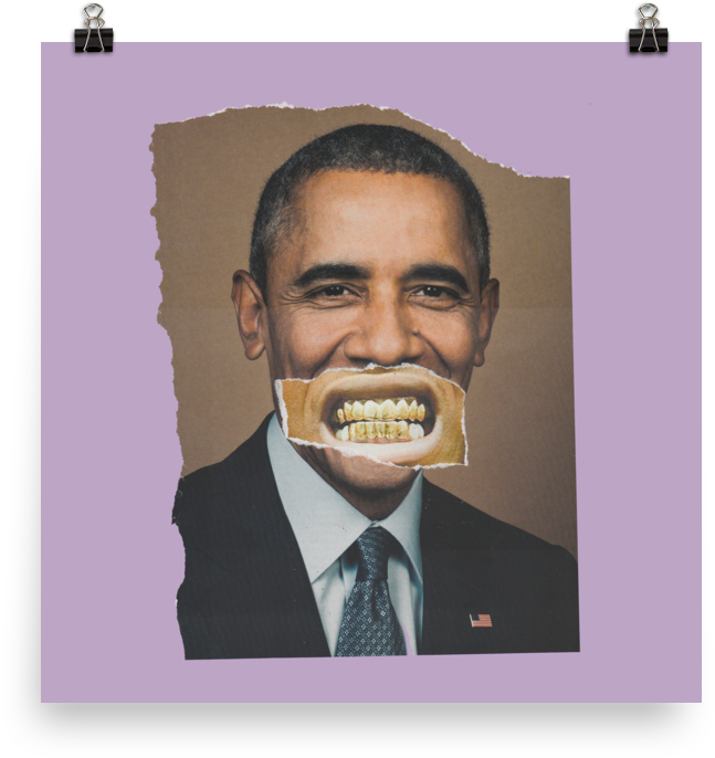 Obama - Poster - Barack Obama (1000x1000), Png Download