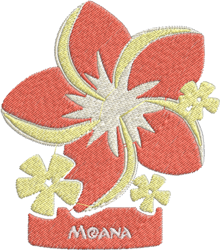 Flor Da Moana Em Png (800x800), Png Download