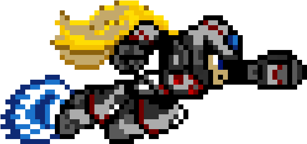 Zero Unlimited Mega Man X Style - Megaman X Pixel Art (680x420), Png Download