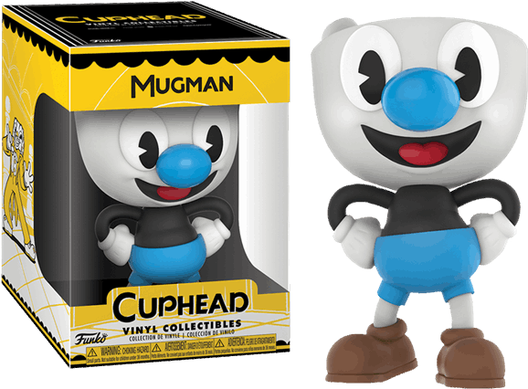 Cuphead Mugman Pop! Vinyl Figure (600x600), Png Download