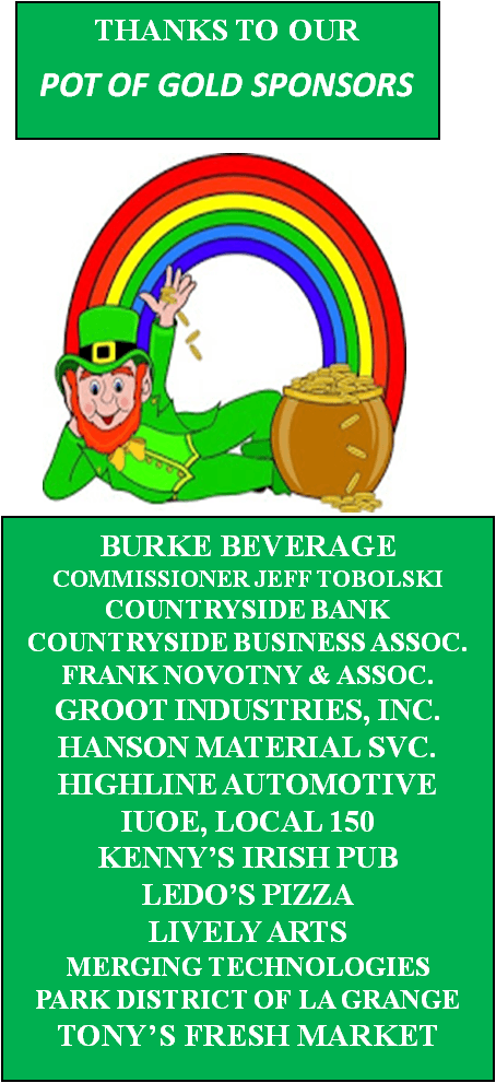 Pot O Gold Sponsors 12 - Leprechaun Clip Art (454x991), Png Download