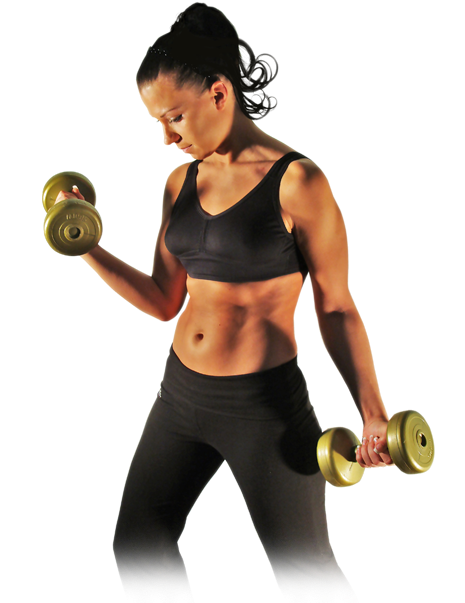 Fight The Fat - Women In Gym Png (480x602), Png Download