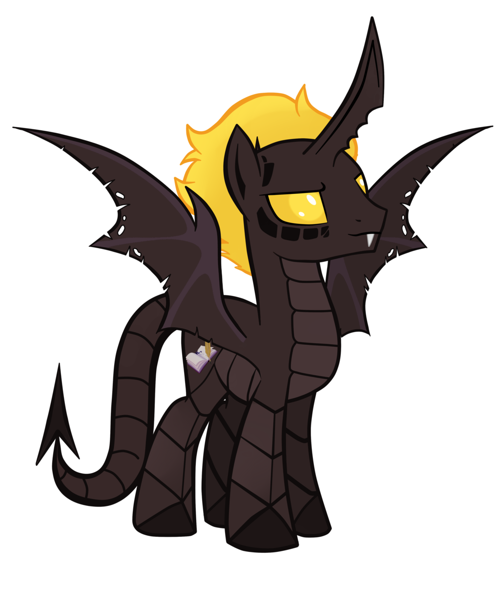 Das Leben, Curved Horn, Demon Pony, Fangs, Oc, Oc Only, - Transparent Background Demons Clipart (1024x1205), Png Download