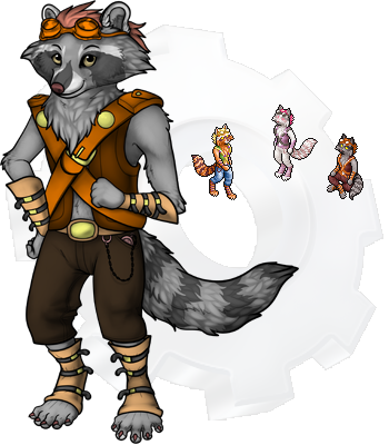 Furcadia (350x400), Png Download