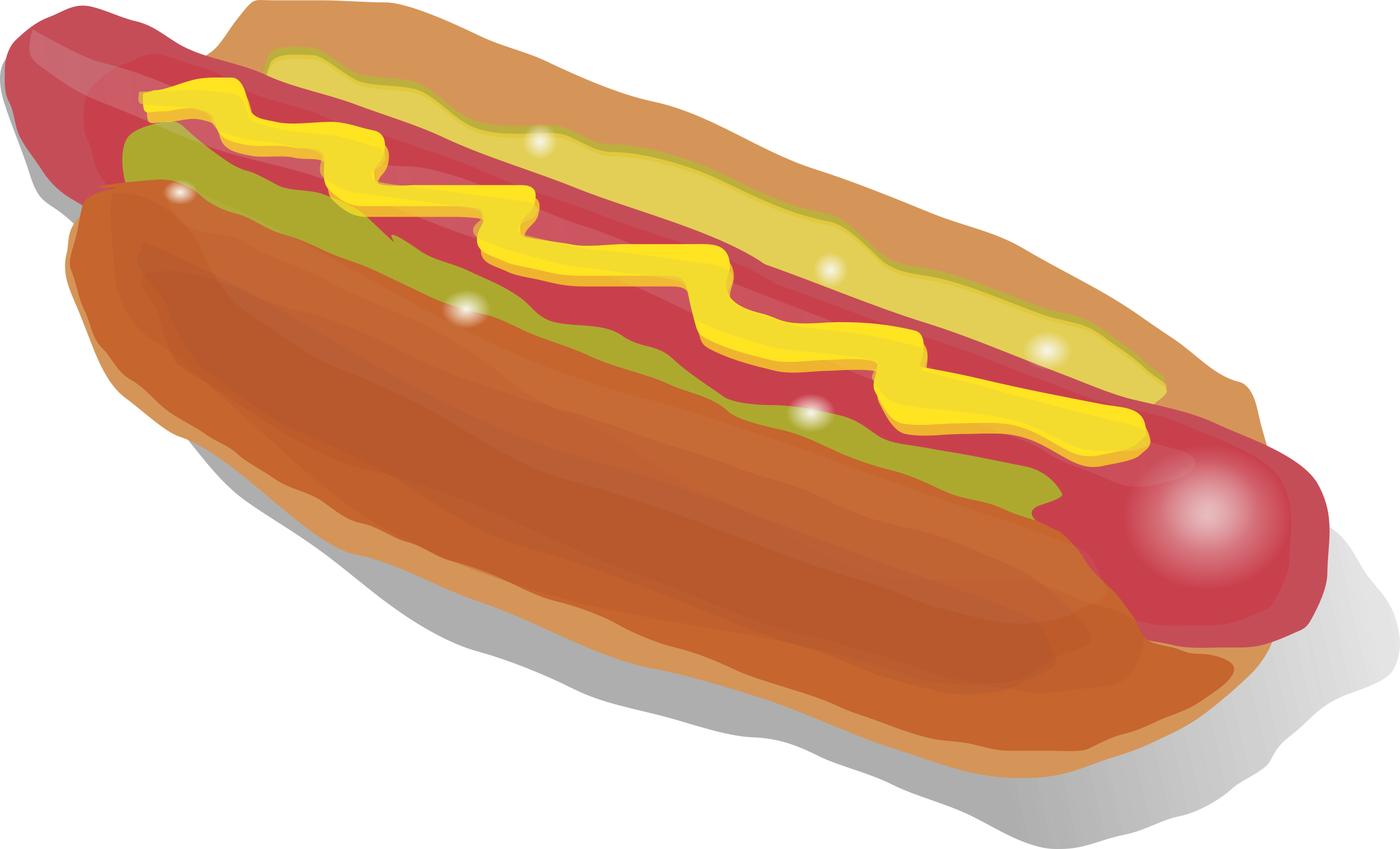 Hot Dog Sandwich Svg Clip Arts 600 X 364 Px (600x364), Png Download