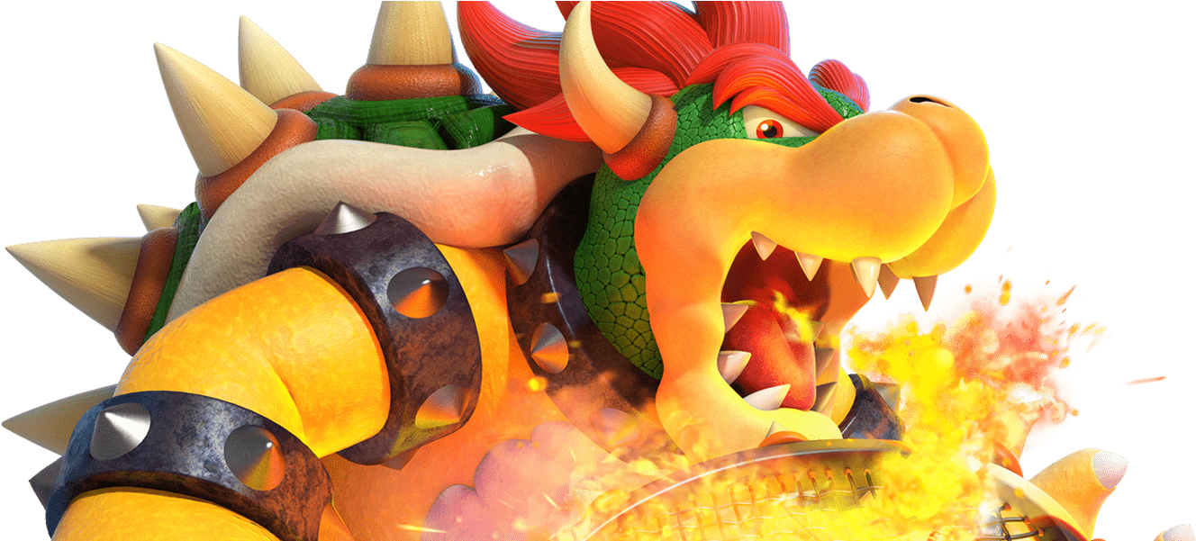 Bowser - Mario Tennis Aces Bowser (1920x600), Png Download
