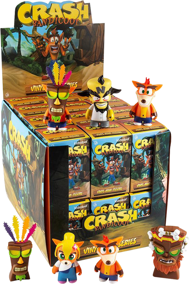 Rash - Crash Bandicoot Blind Box (627x939), Png Download