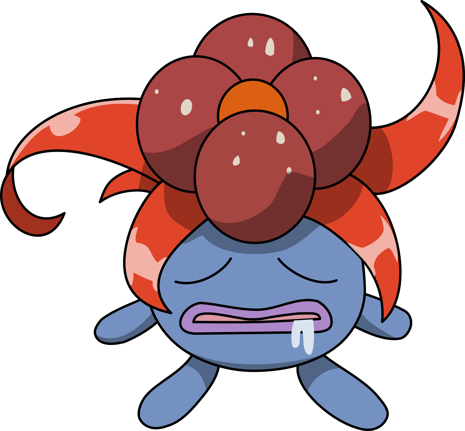 Gloom - Gloom Pokemon Png (1561x1446), Png Download
