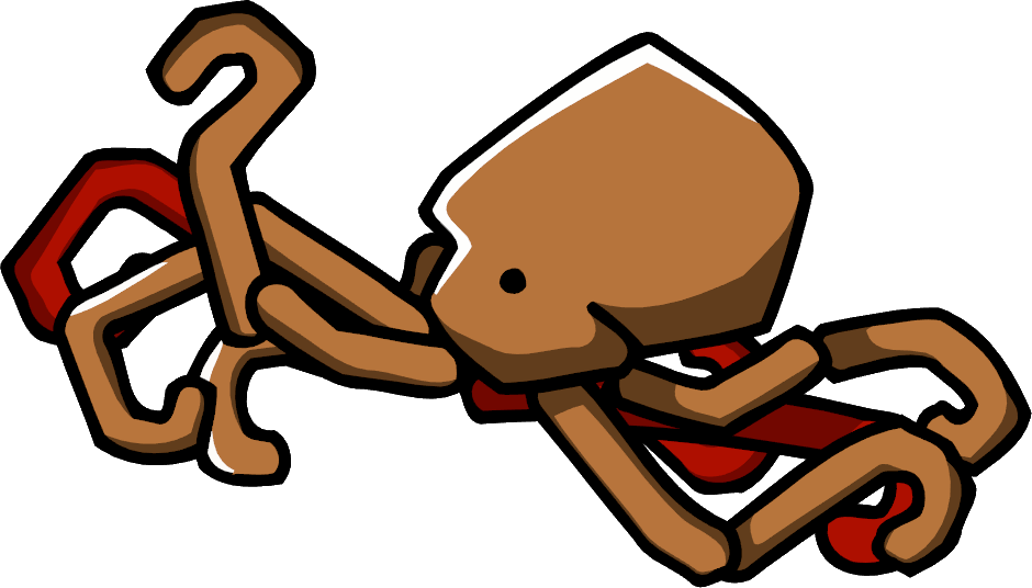 Octopus Png - Scribblenauts Octopus (940x536), Png Download