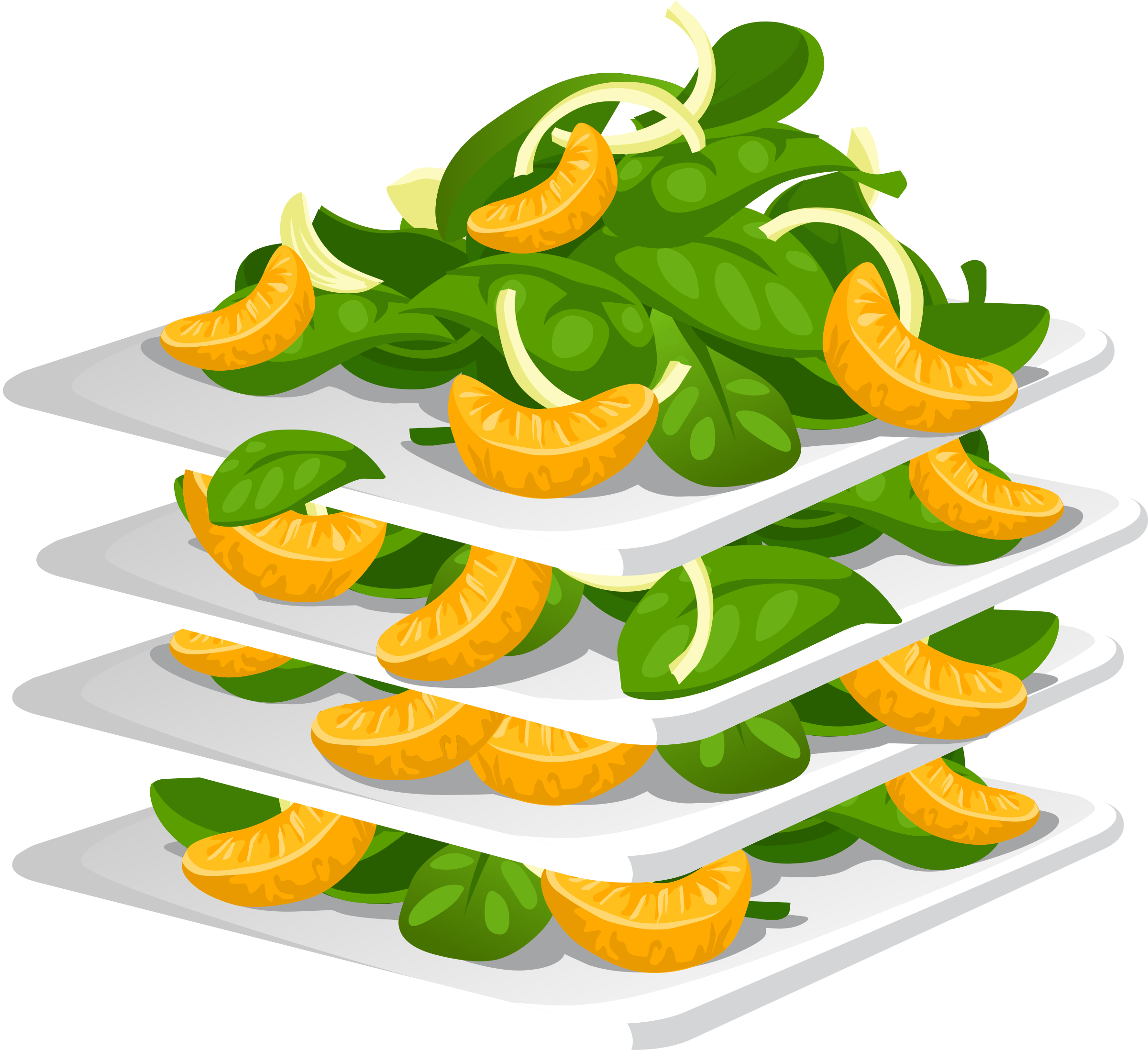 This Free Icons Png Design Of Food Spinach Salad (2400x2195), Png Download