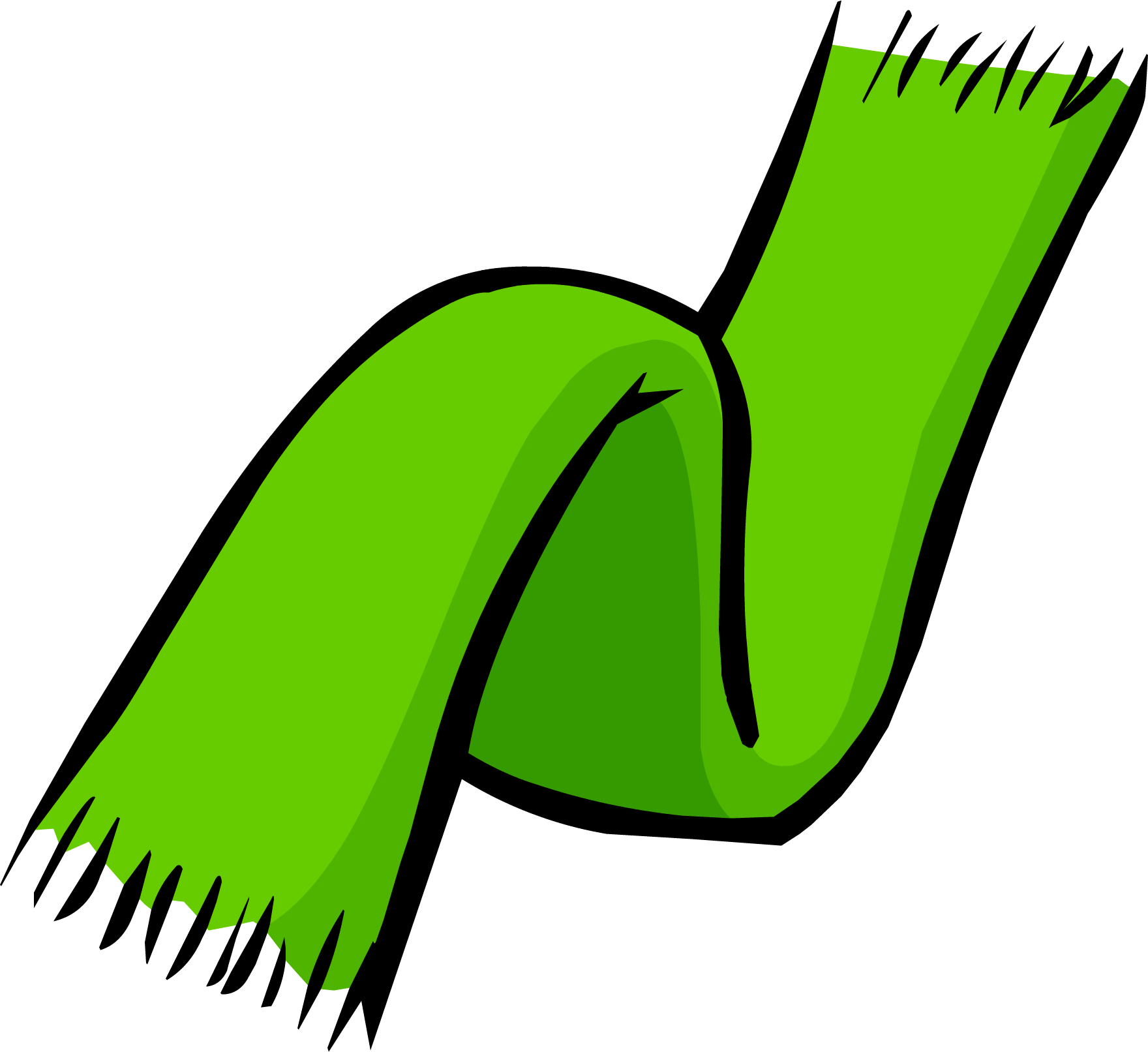Scarf Clipart Club Penguin - Club Penguin Scarf (1760x1613), Png Download