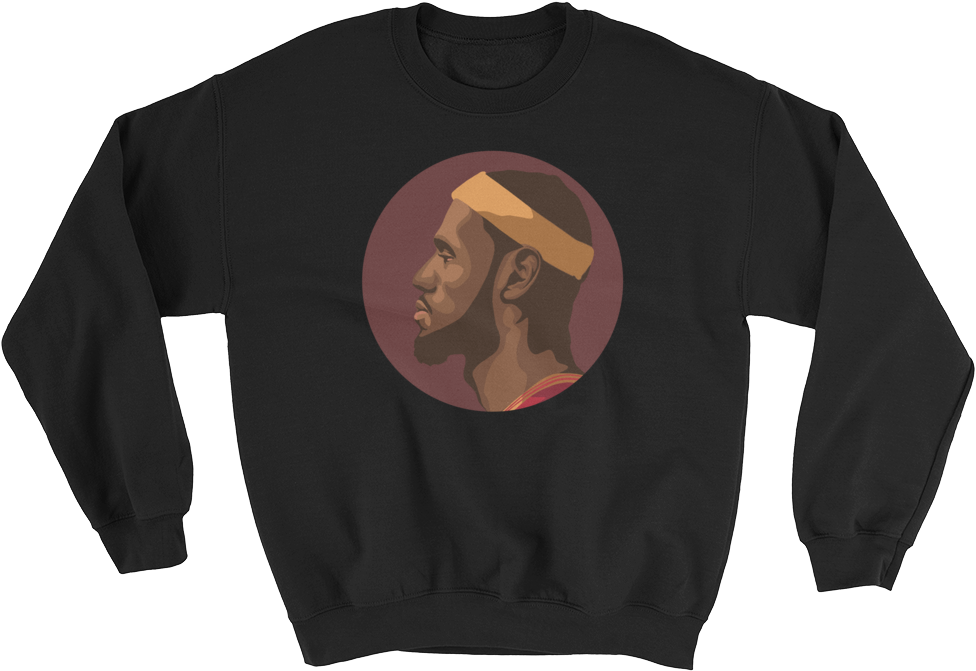Lebron James Sv - Ohio Watercolor Flower Home State Unisex Sweatshirt (1000x1000), Png Download