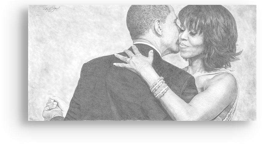 Barack And Michelle Obama - Barack Obama (872x590), Png Download