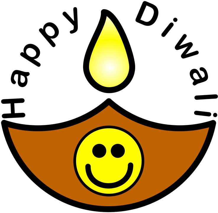 Happy Diwali - Diwali Symbols (737x800), Png Download