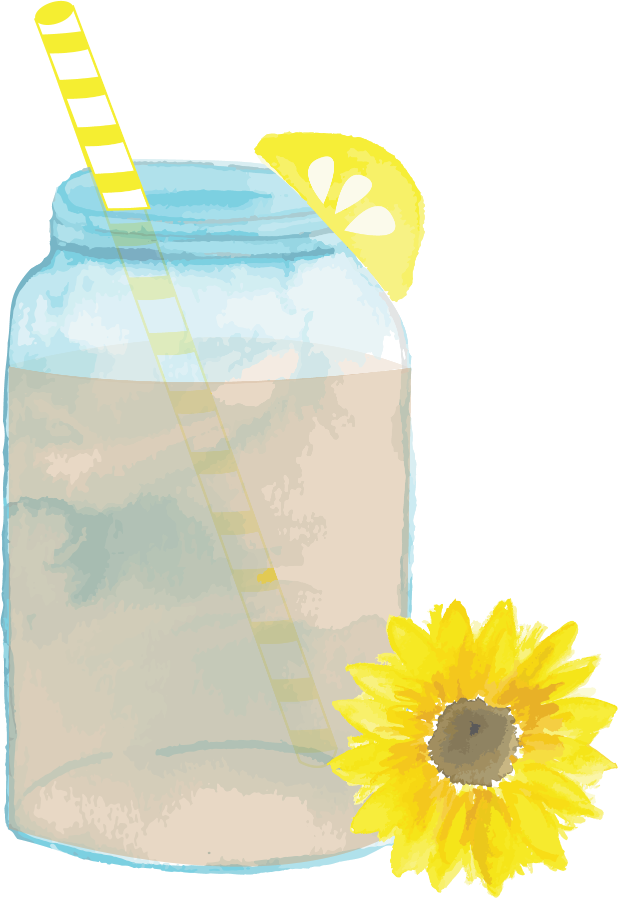 Mason Jar Clipart Sweet Jar - Mason Jar Sweet Tea Clipart (2000x2000), Png Download