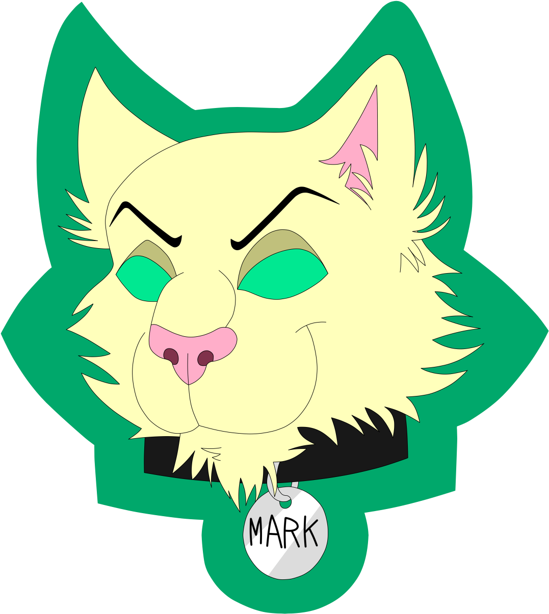 Death Glare - Cat (1114x1280), Png Download