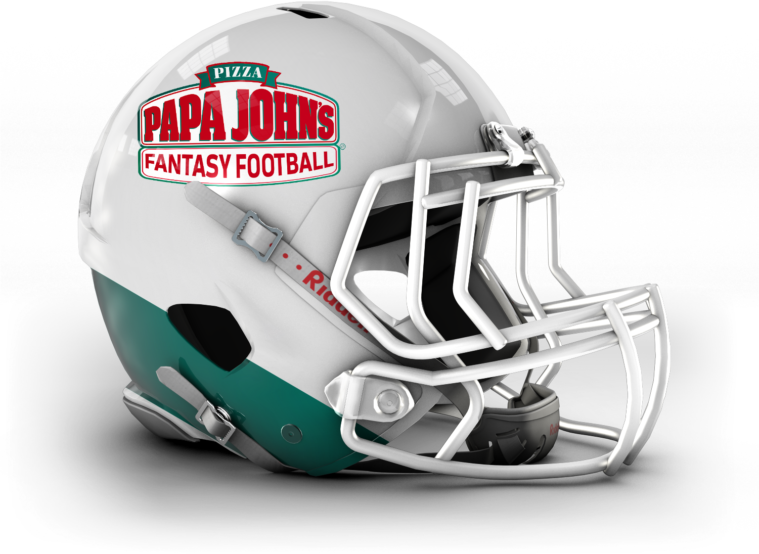 Papa John's Fantasy Football Helmet - Huffman High School Football (1500x1200), Png Download